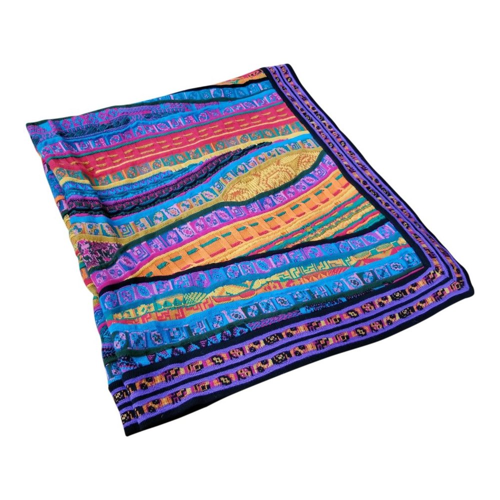 Vintage Coogi Casa Australia Merino Throw Blanket